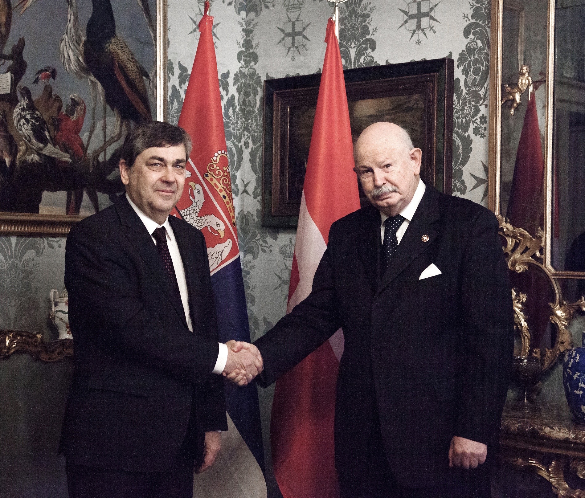 Consegna delle Credenziali dell’Ambasciatore di Serbia presso l’Ordine di Malta.