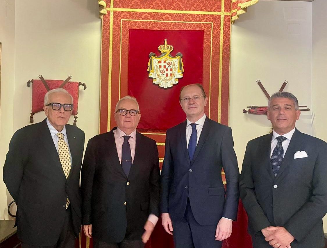 L’On. J. Palalic visita l’Ordine di Malta